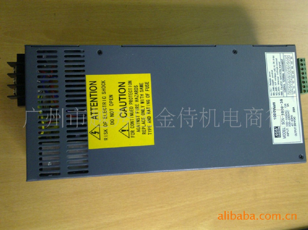 广州铭纬1000W单路输出开关电源SCN-1000-36 可远程控制 可合并