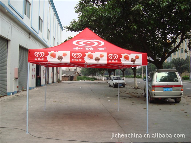 户外四角折叠帐篷 印字展销定制帐篷 3*3帐篷地摊遮阳篷批发