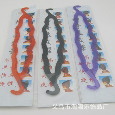 漫展热卖神奇盘发器 饰品批发 批发盘发器2016江湖地摊10元模式