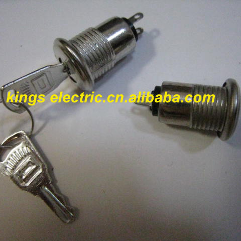 电子锁 电子开关 钥匙开关 电话开关 KS-02 铝材料