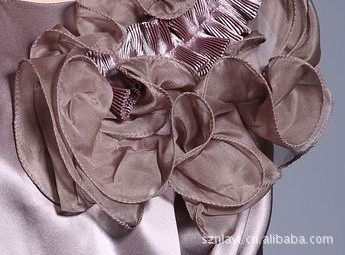 品质良好打绉+压绉雪纺盘花 雪纺盘花（苏州叶凡）