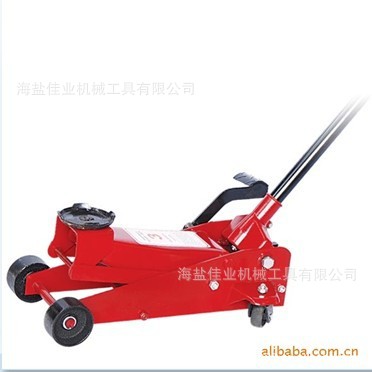 批量供应海盐佳业3T卧式液压千斤顶，脚踏卧式千斤顶