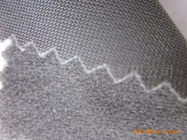 厂家直销针织经编全涤纶圈绒起毛布拉毛刷毛面料绒布魔术粘贴包边