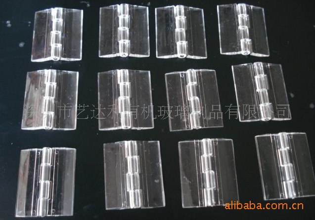 供应压克力透明合页 有机玻璃磨砂合页 亚加力合页 PC合页