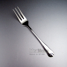 不锈钢西餐刀叉匙餐具：水滴系列 饼叉 |面包叉 点心叉