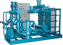 石家庄润新水处理厂家生产各种换热机组 板式换热器 符管式换热器|ru