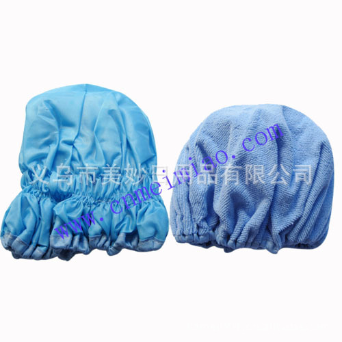 Manufactor wholesale customized double-deck waterproof Towel dry hair Dry hair cap Shower cap Cross border Electricity supplier Source of goods