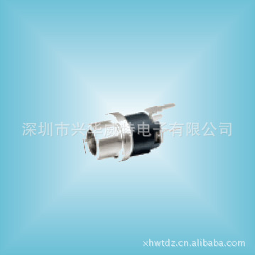 DC插座 dc电源插座 金属全铜180度插板式 插座