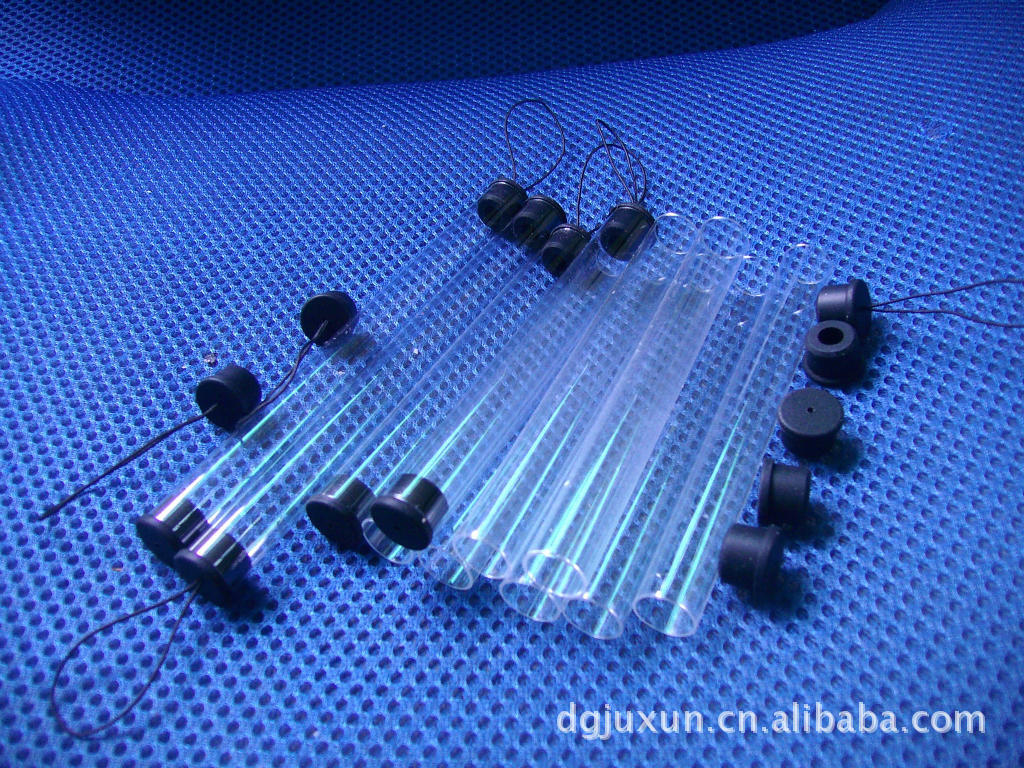 直径12MM包装管 透明包装管 环保塑料包装管 胶塞胶盖包装管