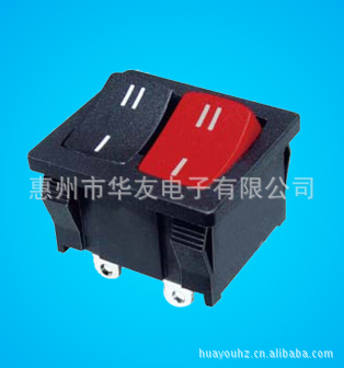 供应QBAD系列高品质双极双联船型开关,可选复位点动多款功能