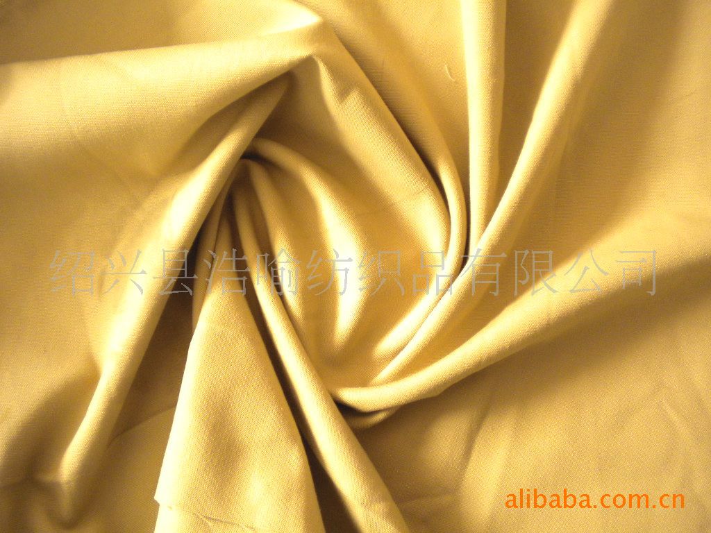 涤棉混纺平纹帆布面料箱包服装用染色布现货 72*40