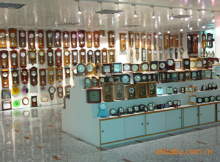 新款上市 高档客厅挂钟 木质时钟 超静音 可加印LOGO厂家直销