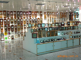 新款上市 高档客厅挂钟 木质时钟 超静音 可加印LOGO厂家直销