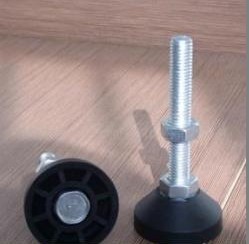 尼龙固定脚 橡胶万向脚杯 水平调节脚不锈钢地脚支撑 机柜调节脚