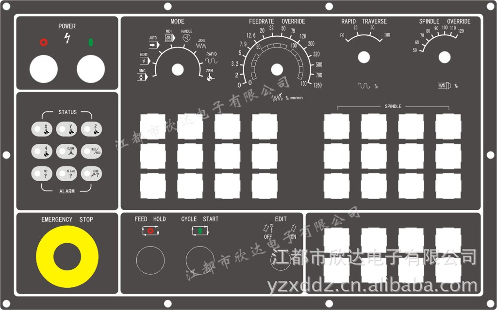 厂家供应 各规格机械电子薄膜开关 医疗器械家用电器薄膜按键开关