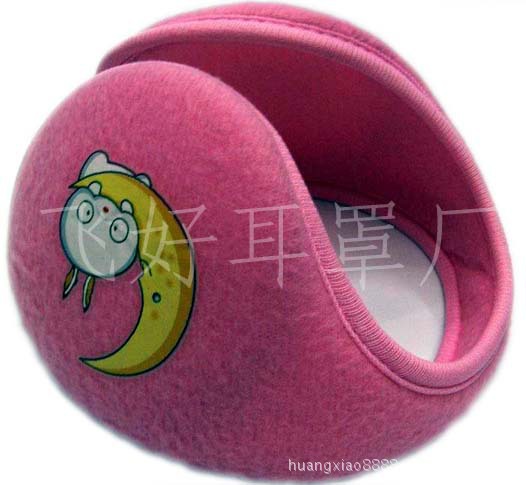 Supply of double-sided velvet Hot flower logo Earmuff