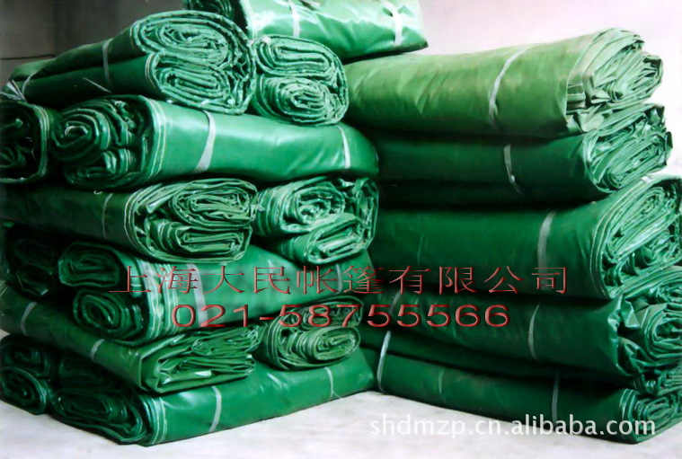 2×100 现货PVC蓬布 涤纶过胶雨布 【可按需订各种规格】