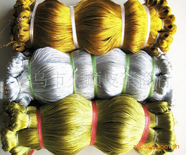 1毫米八股空心金银线吊牌线 葱线礼品包装线绳辅料