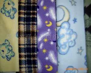 厂家直销速干运动毛巾再生RPET超细纤维双面绒印花布印花面料