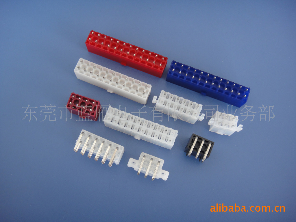 大量供应MOLEX4.2MM/5557/5566彩色单排.双排针座