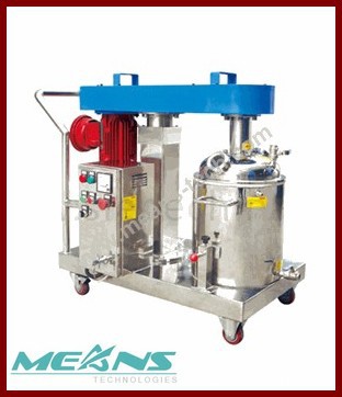 供应油墨色浆篮式研磨机MSG-LB50电动升降篮式研磨机