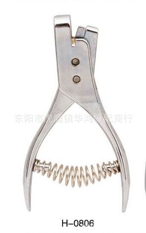 加厚版４５Ｎ打眼钳 缺口钳 刀口钳 打样钳 裁剪打制版工具