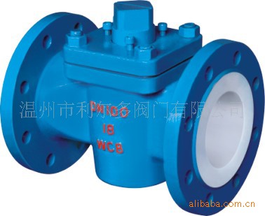 衬氟旋塞阀（X43F46）X44F46 二通 三通旋塞阀