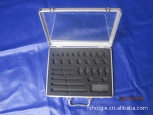 鋁合金精密檢測儀器箱 配件配套防震工具箱  配套零件透明展示箱