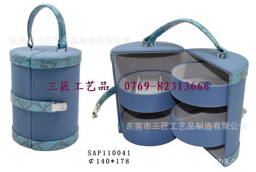 专业定 制饰品盒 生 产首饰盒 PU首饰盒 材质可自选（如图）