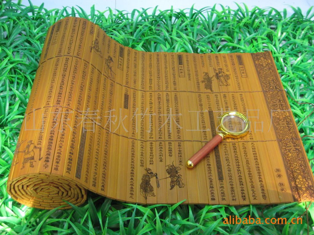 direct deal Zhudiao Bamboo Sun Tzu's art of war Send foreign guests Business gifts Zhudiao Bamboo slips wholesale