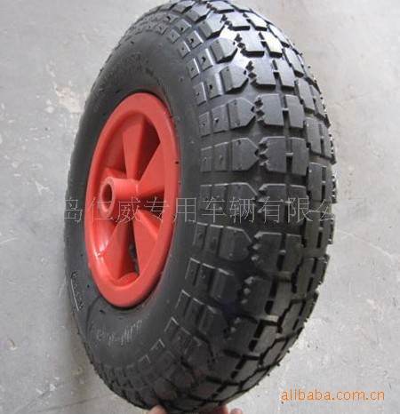 供应4.00-6塑料轮辐，气胎轮，无轴承(图)