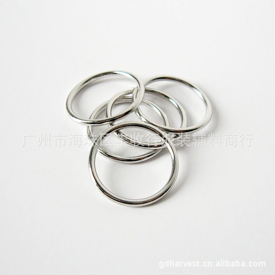 生产批发合金内衣配饰 闭口圆环8-20MM