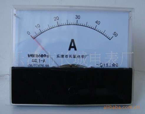 厂家直销 乐清市长城电表厂 44L1 50A 直接 指针电流测量仪表