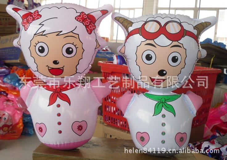 factory Direct selling PVC Inflatable Toys Cartoon Tumbler inflation Radiant Tumbler