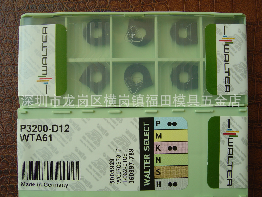德国瓦尔特WALTER P3200-D12 WTA61 R6半元精铣刀片