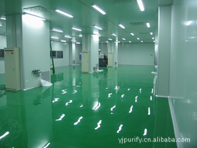 供应惠州10万级无尘车间装修防静电油漆环氧树脂自流地坪漆施工