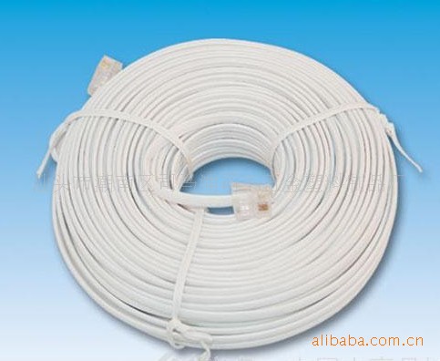 电话延长线 室内外电话线 四芯电话线 优质环保高弹电话线