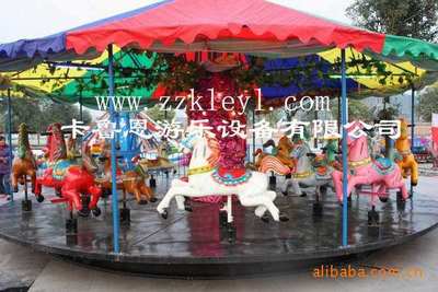 children simple and easy Carousel 16 Carousel Zhengzhou merry-go-round Manufactor children rotate puddle jumper Carousel parts