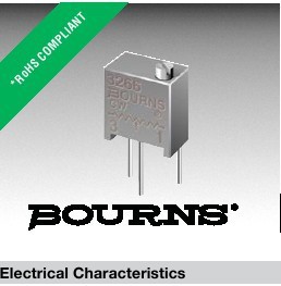 BOURNS微调电位器3266W-1-103LF 3266P-1-502L 3266Y 3266Z 3266X
