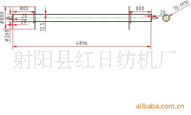 库存直径800幅宽5米特种织轴