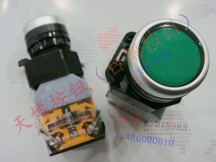 天博按钮LAY39C-11D 上海台博电器 带灯圆钮