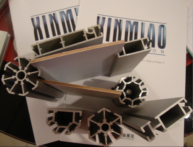 展览铝型材 展览展台展具批发 佛山发货展会搭建铝料柜台制作工厂