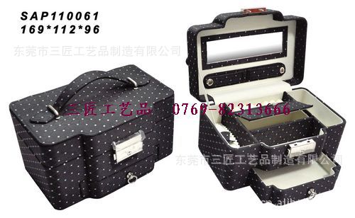 厂家直供新款珠宝首饰箱 珠宝盒 珠宝收纳盒 可来样来图订  制