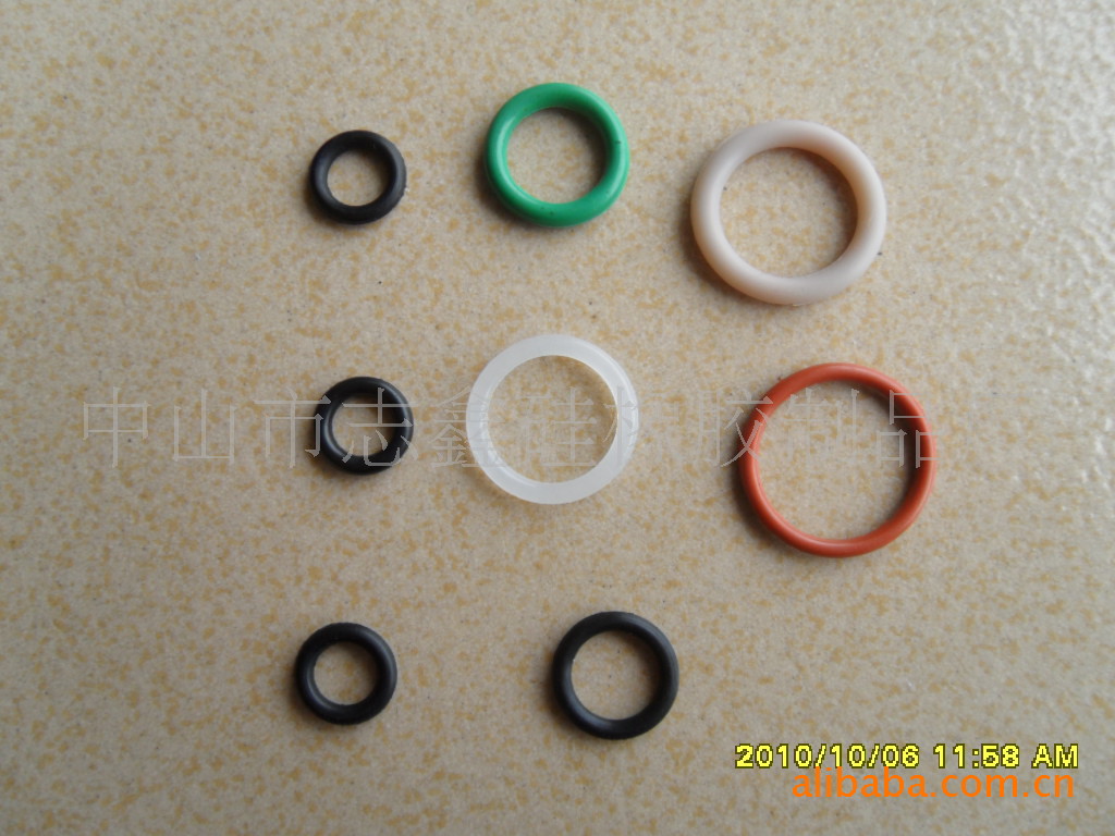 广东中山橡胶厂硅胶O型圈加工密封圈加工密封垫加工防水圈