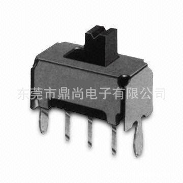 供应拨动开关,优质环保滑动开关SS-12D07,SS-12D02(1P2T)