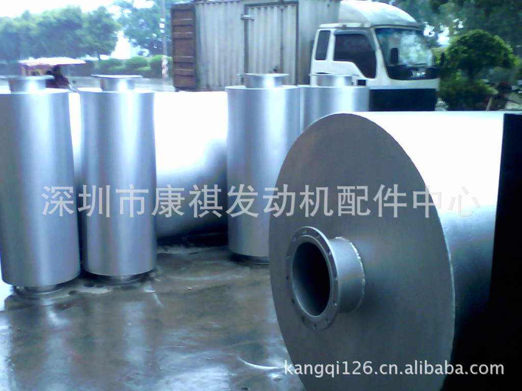 供应发电机消音工程，安装材料一，二消音器