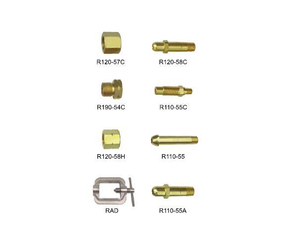 【轩然】美国GENTEC捷锐减压器 R110系列减压器接头 55A/55/55C