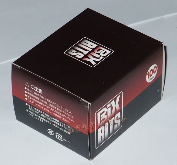 日本原装产BIX BITS批咀/批头/起子头/电批头4*40*1.5*0十字头