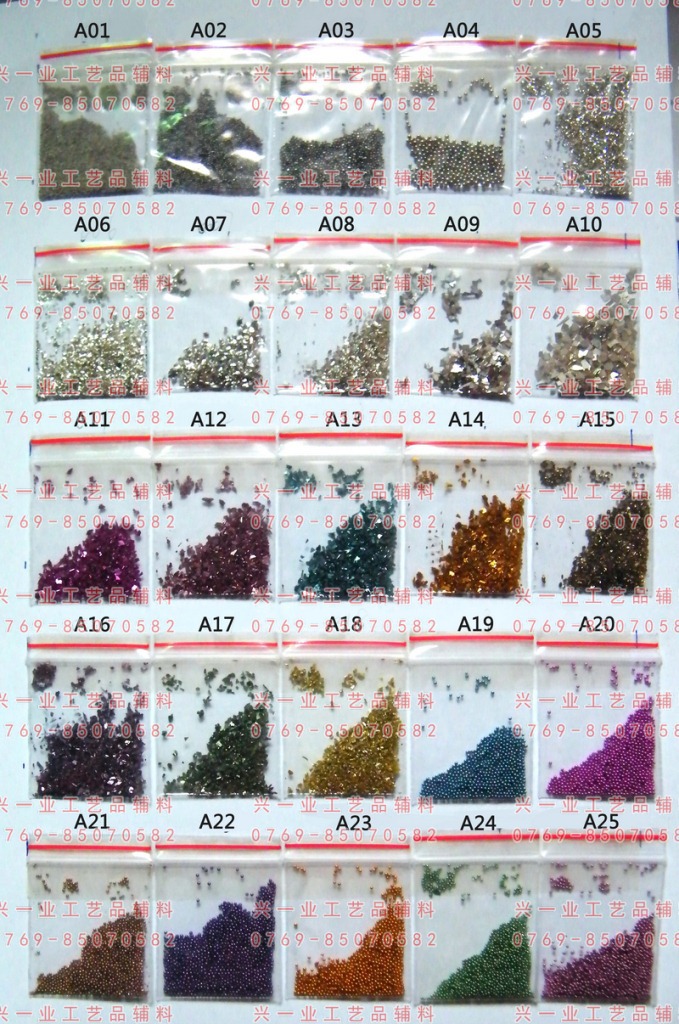 厂家直销 彩色电镀玻璃珠