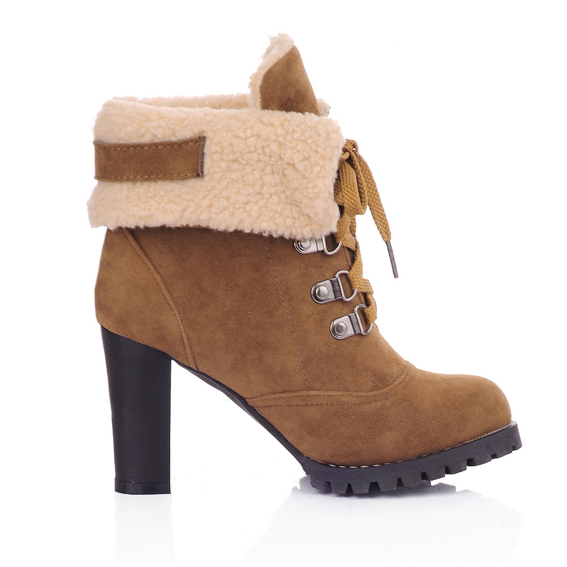 Bottes femme 168-548 en Velours polaire corail - Ref 3355655 Image 17